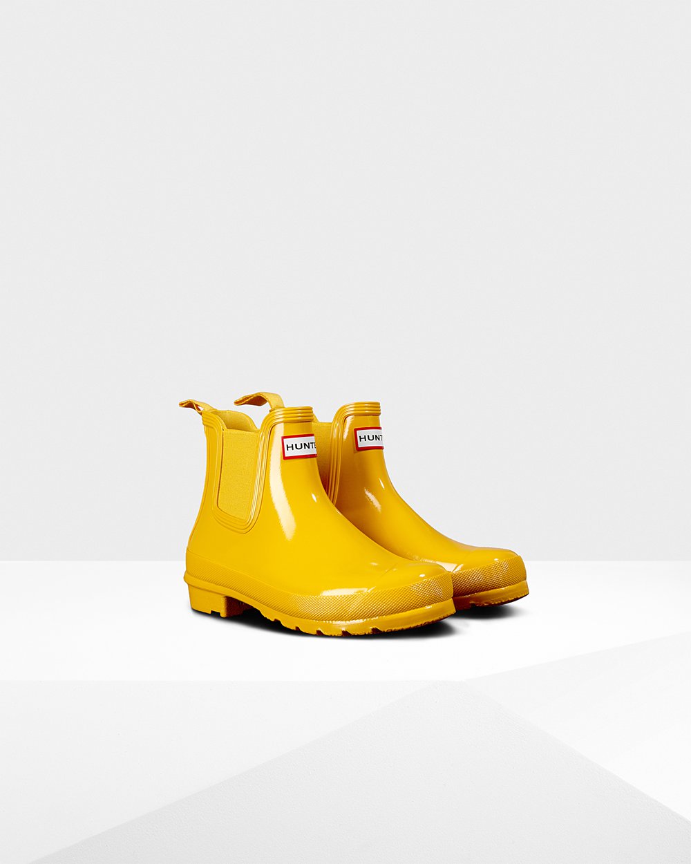Botas Chelsea Hunter Mujer Amarillo Original Gloss 970645-YTV